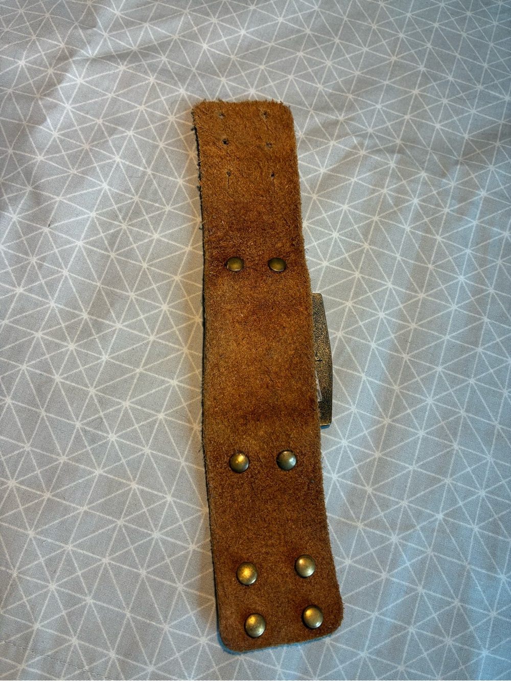 Lennie & Eva Do Not Be Afraid Leather Cuff Bracelet - Picture 4 of 5
